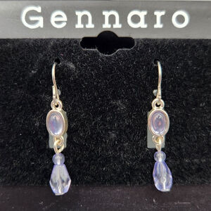 Gennaro Dangling Earrings – Blue and Gray Dangle Jewelry for Women